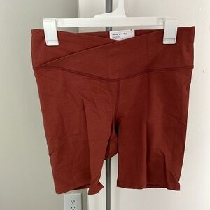 NEVER WORN - 3 for $25. Old Navy Biker Shorts. Size L (pink, orange, black)